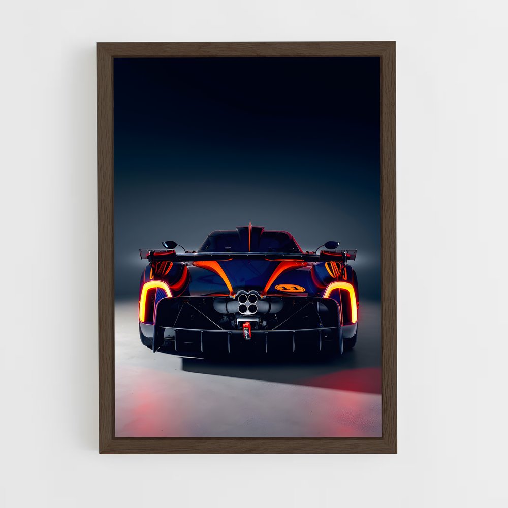 Poster Visionnaire Huayra – affiche Pagani (vue 5)